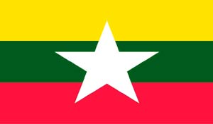 bandera de birmania